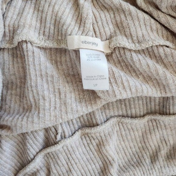 Eberjey - Elon Track Short Pajama Loungewear Shorts | Oatmeal | Size Small - Picture 13 of 13